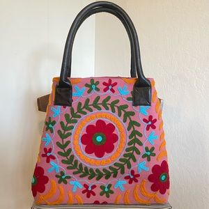 Embroidered Shoulder Bag New